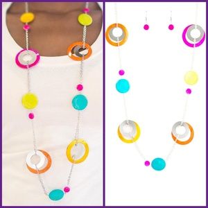 Long Necklace and Earring Set
